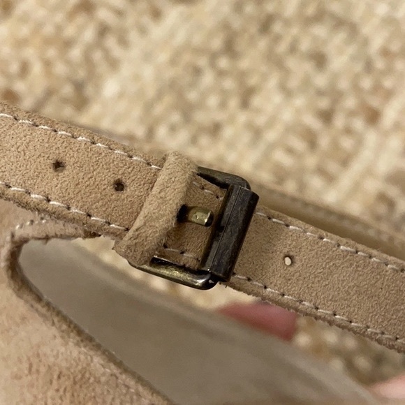 JOE’S JEANS Vaughn Latte Suede Leather Heels - Picture 11 of 12